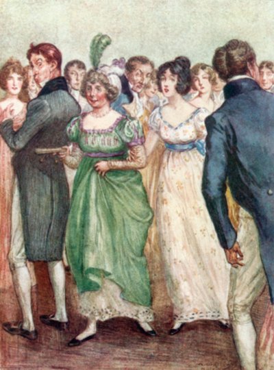 简·奥斯汀的Northanger修道院的插图 作者 亚瑟·沃利斯·米尔斯