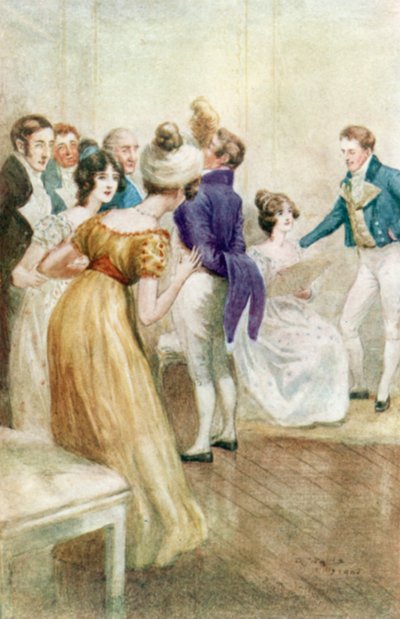 简·奥斯汀的Northanger修道院的插图 作者 亚瑟·沃利斯·米尔斯
