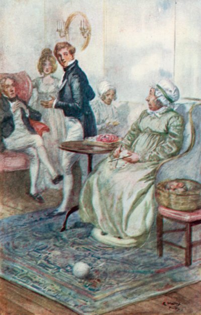 简·奥斯汀的Northanger修道院的插图 作者 亚瑟·沃利斯·米尔斯