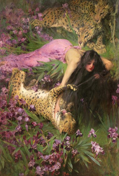 女魔头》，约 1901 年 作者 亚瑟·沃德尔