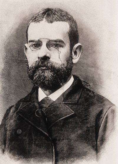 CLARIN, Leopoldo Alas y Urena，又名（1852-1901 年）。西班牙作家。雕刻 作者 艺术家未知