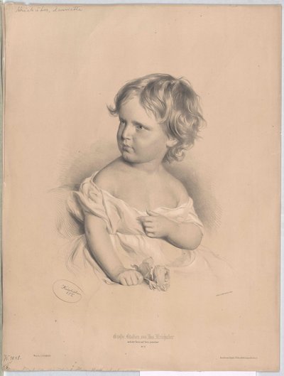 Henriette Kriehuber（印刷品） 作者 艺术家未知