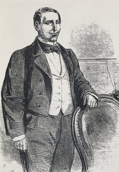 贝尼托-华雷斯-加西亚（1806-1872 年）（蚀刻版画） 作者 艺术家未知