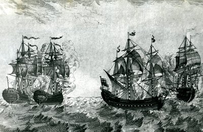 勒莫尔接近红宝石：与皇家橡树搏斗的阿喀琉斯（雕刻） 作者 艺术家未知