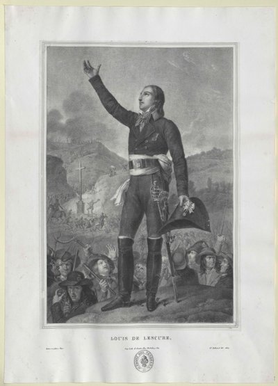 路易-马里-德-萨尔盖斯（Louis-Marie de Salgues） 莱斯库雷（Lescure）侯爵夫人 作者 艺术家未知