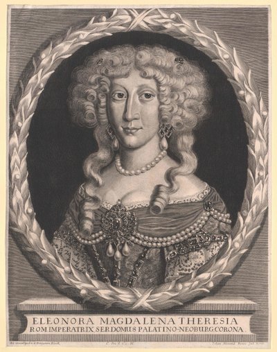 宫廷公主 Eleonora Magdalene Theresia 作者 艺术家未知