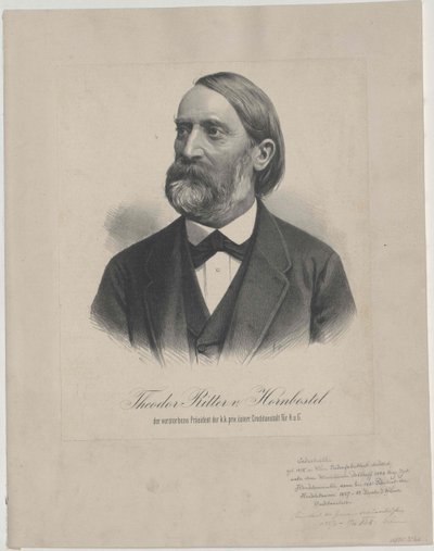 Theodor Ritter Hornbostel（印刷品） 作者 艺术家未知