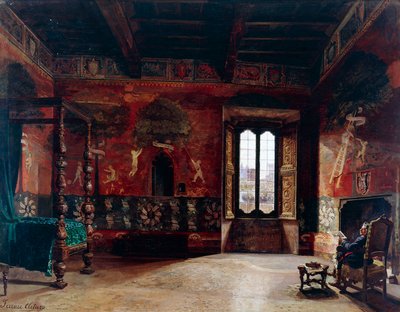 室内，阿图罗-法拉利（1861-1932），布面油画 作者 阿图罗·法拉利（Arturo Ferrari）