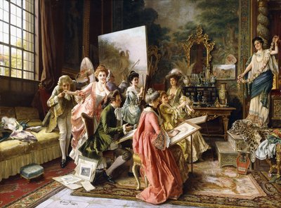 美术课 作者 阿图罗·里奇（Arturo Ricci）