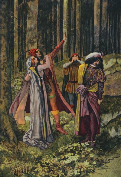 威廉·莎士比亚，维罗纳的两位绅士 作者 Artus Scheiner