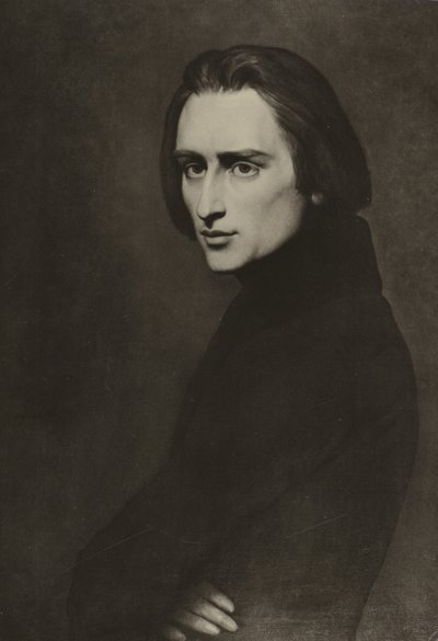 Franz Liszt，匈牙利作曲家 作者 艾瑞·谢弗（Ary Scheffer）
