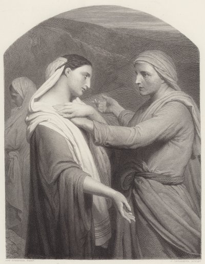 露丝和娜奥米 作者 艾瑞·谢弗（Ary Scheffer）