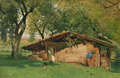 1872年在基姆湖的小屋（油卡） 作者 阿斯坎·卢特索斯