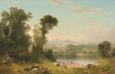 田园风光，1861年。 作者 阿舍·布朗·杜兰德