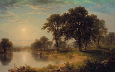 1865年的夏日下午。 作者 Asher Brown Durand