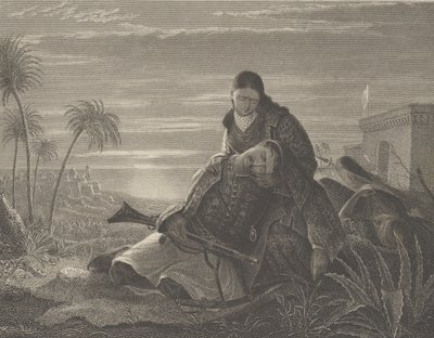 垂死的希腊人》，约1830年。 作者 阿舍·布朗·杜兰德