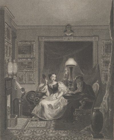 妻子》，1829年。 作者 阿舍·布朗·杜兰德