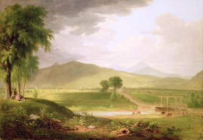 拉特兰，佛蒙特州，1840年的视图 作者 阿舍·布朗·杜兰德