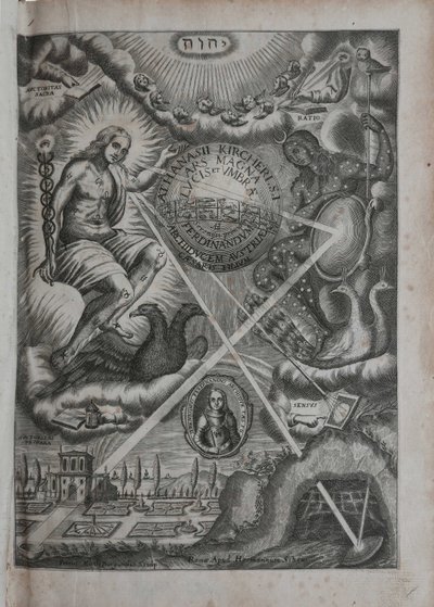 光影，1646的伟大艺术。 作者 阿塔纳修斯·基歇尔