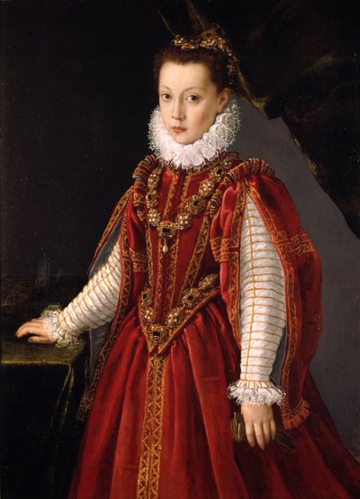 一位年轻女士的画像 作者 Atribuido a Sofonisba Anguissola