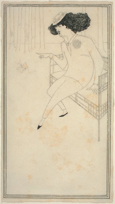 J.M. 惠斯勒的讽刺画 作者 奥布里·比尔兹利