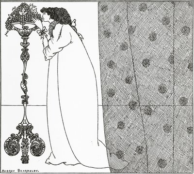 封面设计&39;The Savoy&39;，1896年 作者 奥布里·比尔兹利