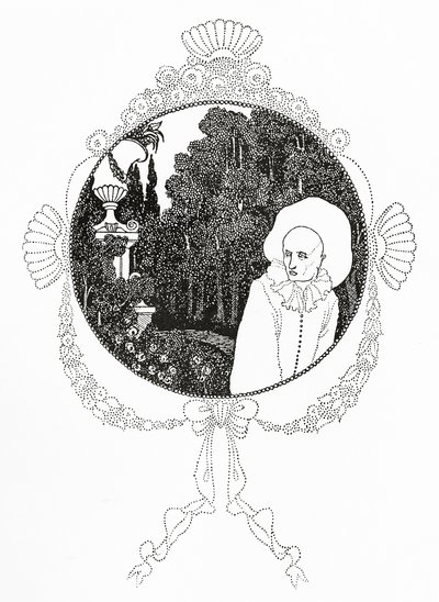 Cul-de-lampe，欧内斯特·道森的《一分钟小丑》插图 作者 奥布里·比尔兹利