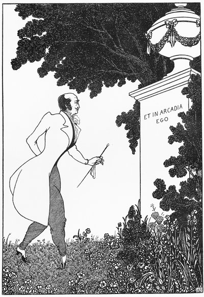 Et在Arcadio Ego中，来自&39;The Savoy&39;的插图，1896年 作者 奥布里·比尔兹利