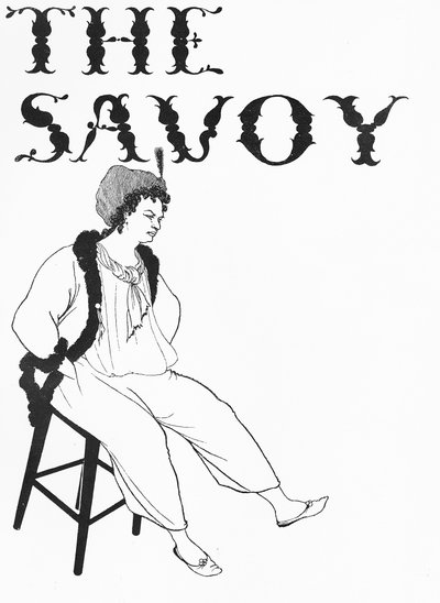 &39;The Savoy&39;的封面插图，1896年 作者 奥布里·比尔兹利