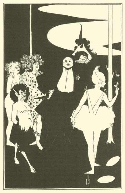 Frontispiece，剧作家约翰戴维森，1893年 作者 奥布里·比尔兹利