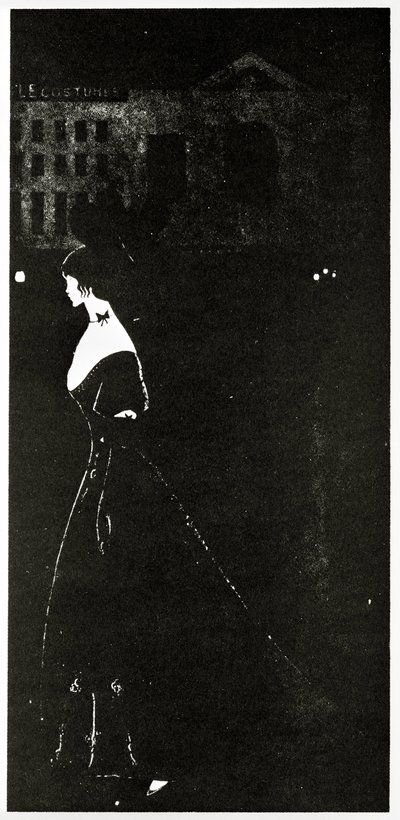 夜，1894年 作者 奥布里·比尔兹利