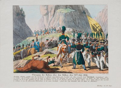 伊万·伊万诺维奇·迪比奇（Ivan Ivanovich Diebitsch）陆军穿越巴尔干地区c。 1830年 作者 奥古斯特·弗里德里希·安德里亚斯·坎普