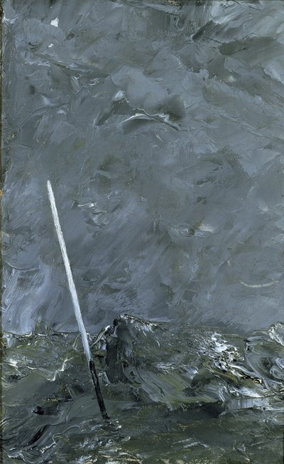风雨如磐的海上浮标没有顶标，1892年 作者 八月约翰斯特林堡