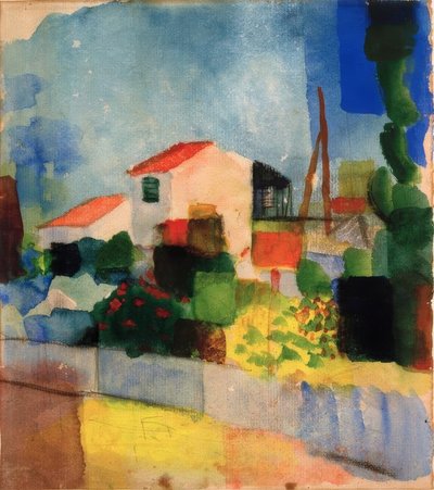明亮的房子（第1版） 作者 August Macke
