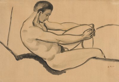 男性裸体 作者 奥古斯特·马克