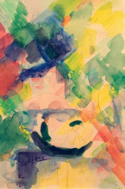 晚上的情侣 作者 奥古斯特·马克