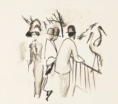 动物学园II;动物园II，1912年 作者 奥古斯特·马克