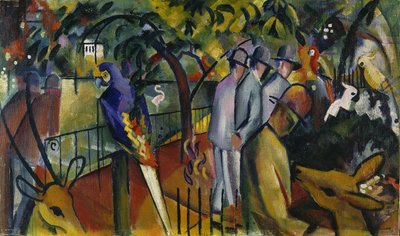 动物园I，1912 作者 August Macke