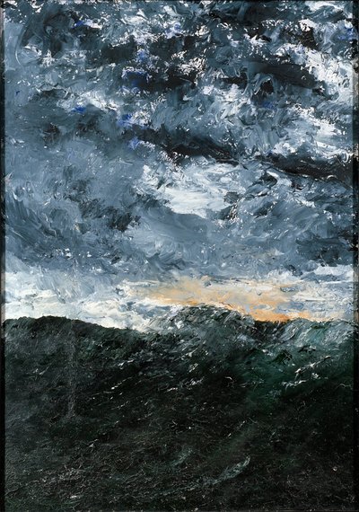 风景、海景Vågen VIII（第八波） 作者 奥古斯特·斯特林堡