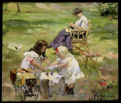 野餐 作者 奥古斯特·威廉·范·沃登