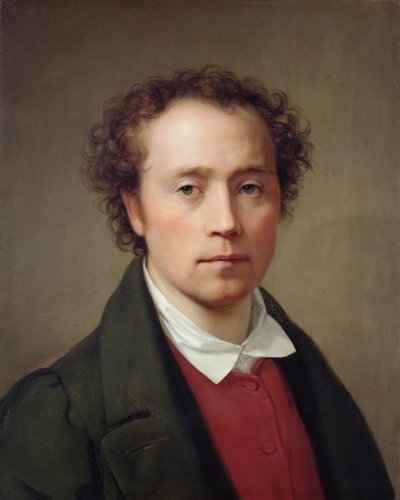 自画像，1819年 作者 August von der Embde