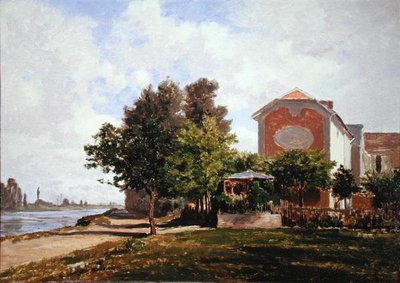 布吉瓦尔的莫里斯歌舞厅（板油画） 作者 奥古斯特-保罗-查尔斯·阿纳斯塔西