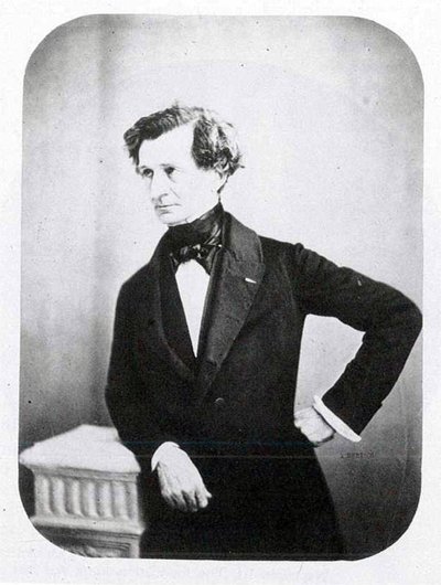 赫克托·贝里奥兹的肖像，约1850年代 作者 奥古斯特（Auguste Adolphe Bertsch）