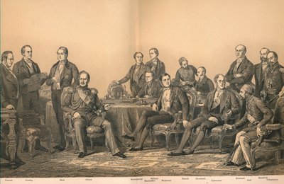 1856年的巴黎大会》，1907年 作者 奥古斯特·布兰查德