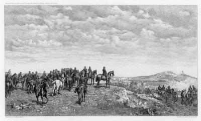拿破仑三世在索费利诺（c1880-1882）。 作者 奥古斯特·波拉德（Auguste Boulard）