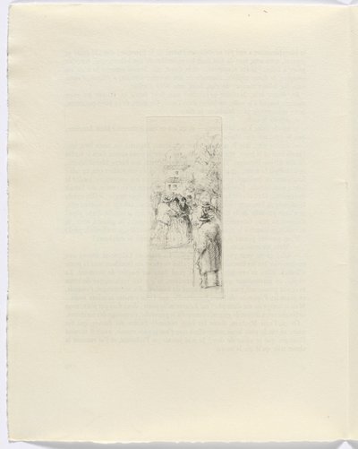 Frédéric Mistral：Frédéric Mistral 的《Mémoires et Recits》：街头人物（第 130 页） 作者 奥古斯特·布洛埃（Auguste Brouet）