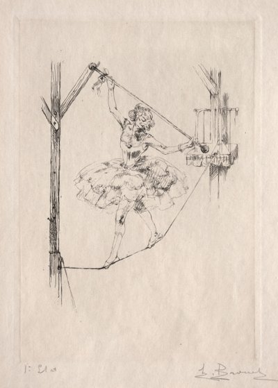 走钢丝舞者 作者 奥古斯特·布洛埃（Auguste Brouet）