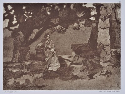 井边的女人（绘画） 作者 奥古斯特·劳泽