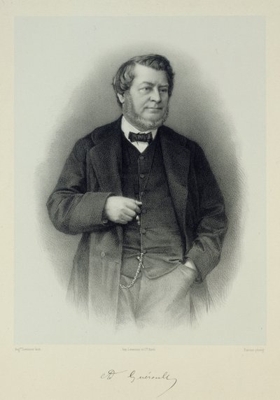 Adolphe Guéroult 1810-1872年的肖像。 作者 奥古斯特·勒莫因