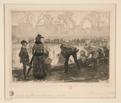 在卢森堡（在卢森堡） 作者 奥古斯特·勒佩雷（Auguste Lepere）